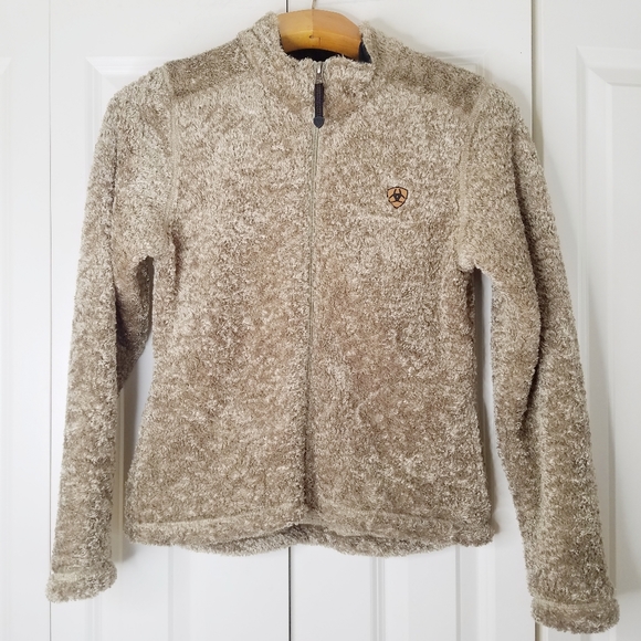 Ariat Jackets & Blazers - ARIAT Fleece Zip Jacket Fuzzy Plush M